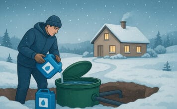 Przygotowanie przydomowej oczyszczalni do zimy – czy biopreparaty są konieczne przy mrozach?